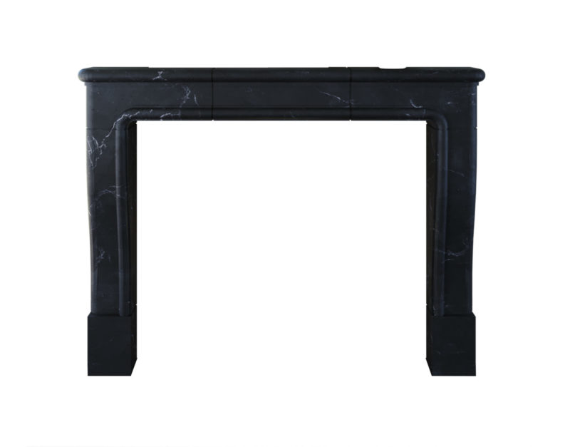 FP-114- Nero Marble Fireplace