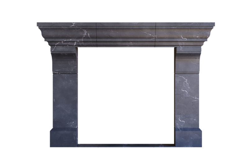 Chester Black Marble Fireplace Surround