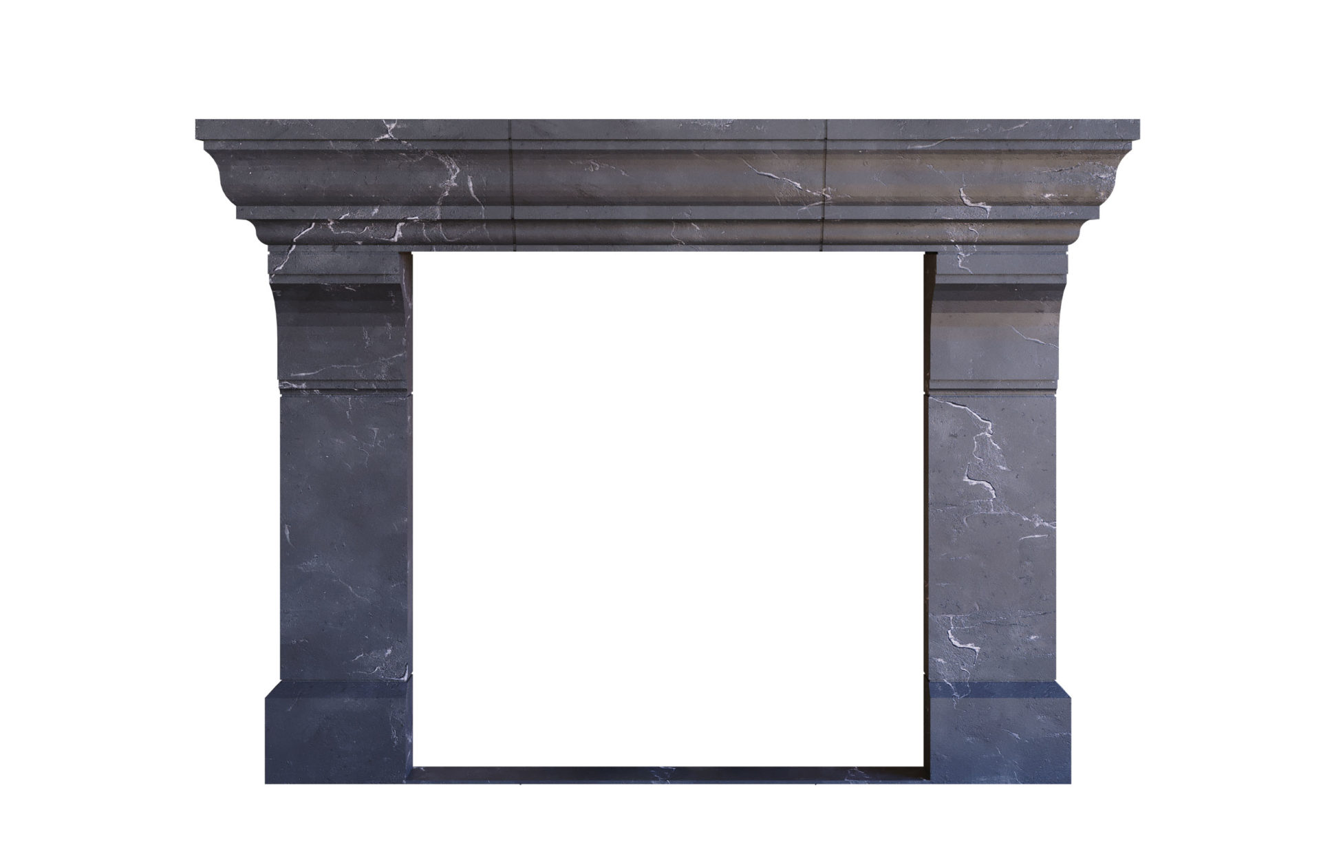 Fp 204 Chester Black Marble Fireplace, Black Marble Fire Surround