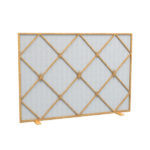 celeste aged gold fire screen in aged gold
