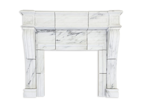 hampstead danby marble fireplace honed