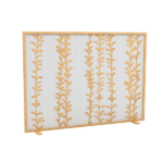 penelope fire screen aged gold