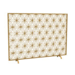 starry eyed fire screen in aged gold